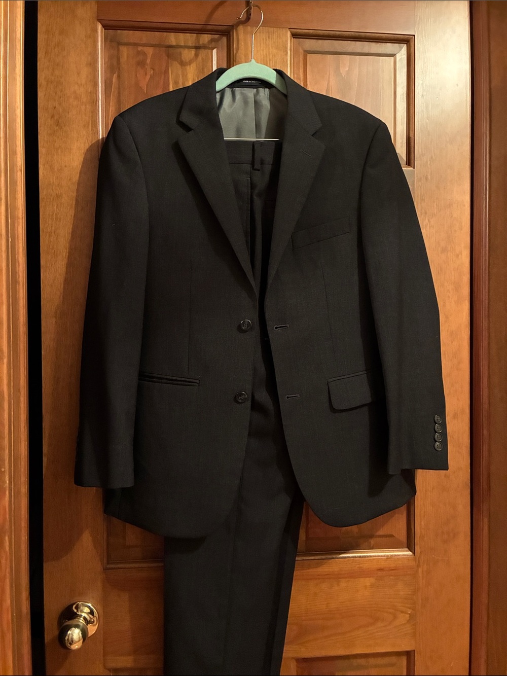 Pronto Uomo Black/Charcoal GrayTwo-Piece Men's Suit